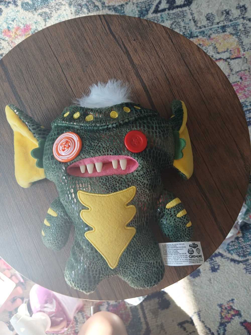 New Fuggler x Gremlins STRIPE Funny Ugly Monster Plush Toy Zuru Realistic Teeth